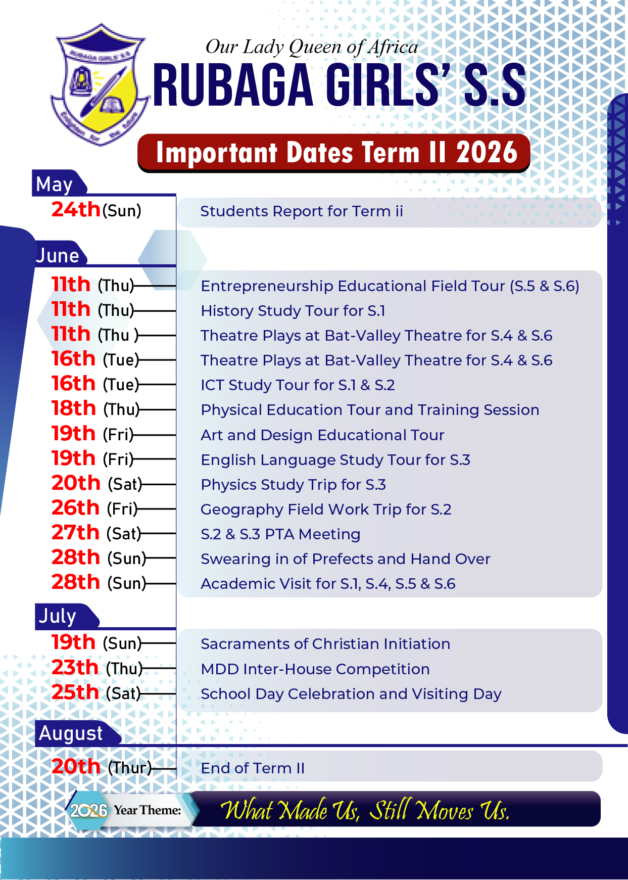 important dates 2026 term ii